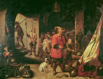 武器仓库，1667年 作者 David Teniers the Younger